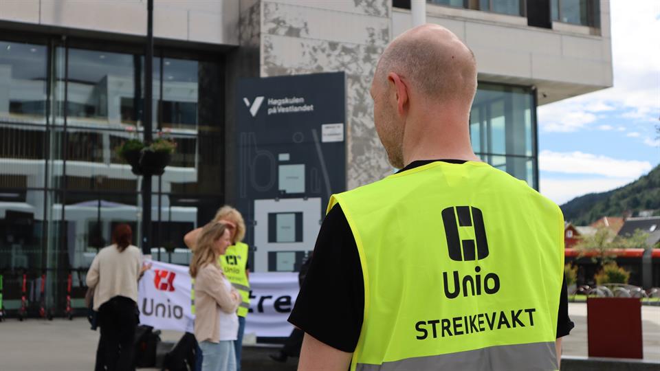 Streikevakt på campus