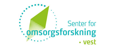 Logo for Senter for omsorgsforskning, vest